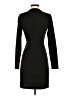 Socialite Solid Black Casual Dress Size S - photo 2