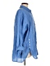 J. McLaughlin 100% Linen Blue Long Sleeve Button-Down Shirt Size L - photo 4