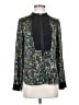 Rebecca Taylor 100% Polyester Gold Long Sleeve Blouse Size 2 - photo 1