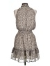 Olivia Grey 100% Polyester Animal Print Tan Casual Dress Size L - photo 2