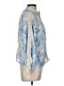 Adore Blue 3/4 Sleeve Blouse Size M - photo 4