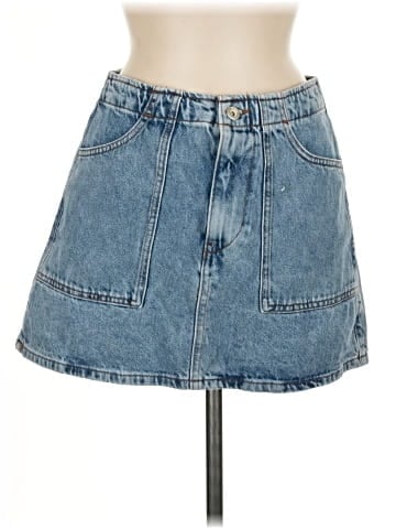 Zara Denim Skirt (view 1)