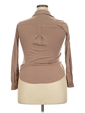 Bobi 3/4 Sleeve Button-Down Shirt (view 2)