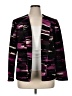 NIPON BOUTIQUE Print Purple Blazer Size 16w - photo 1