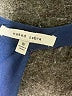 Naked Zebra 100% Polyester Solid Blue Casual Dress Size S - photo 7