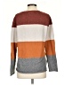 Pinque Color Block Orange Pullover Sweater Size S - photo 2