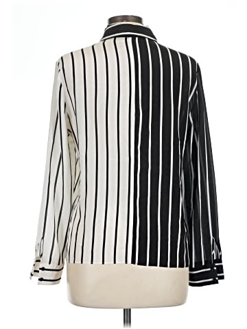 Alice + Olivia Long Sleeve Silk Top (view 2)