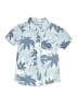 Tommy Bahama 100% Rayon Tropical Blue Short Sleeve Button-Down Shirt Size 7 - photo 1