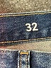 J.Crew 100% Cotton Stripes Blue Jeans Size 32 waist - photo 5