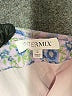 Intermix 100% Silk Floral Blue Silk Skirt Size 2 - photo 4