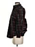 Gretchen Scott Designs 100% Silk Plaid Black 3/4 Sleeve Silk Top Size XS - photo 5