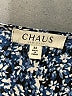 Chaus Blue Short Sleeve Blouse Size M - photo 7