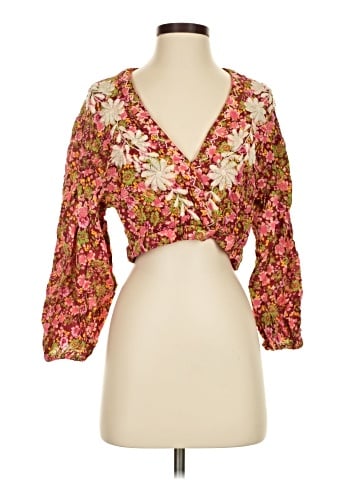 Free People 3/4 Sleeve Blouse (view 1)