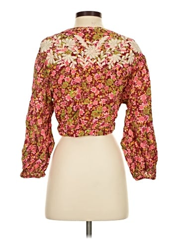 Free People 3/4 Sleeve Blouse (view 2)