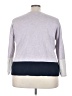 J.Jill Color Block Purple Pullover Sweater Size XXL - photo 2