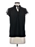 Adrianna Papell Black Short Sleeve Blouse Size S - photo 1