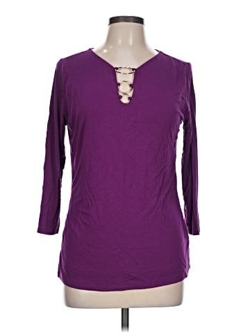 INC International Concepts 3/4 Sleeve Top (view 1)