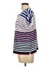 Allison Daley Stripes Blue Short Sleeve Top Size L (petite) - photo 5