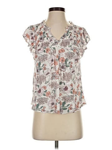 Lucky Brand Short Sleeve Blouse (view 1)