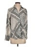Zara Paisley Gray Long Sleeve Blouse Size S - photo 1