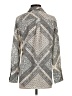 Zara Paisley Gray Long Sleeve Blouse Size S - photo 2