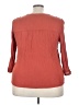 Daniel Rainn 100% Rayon Orange 3/4 Sleeve Blouse Size XXL - photo 2