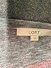 Ann Taylor LOFT Gray Long Sleeve Top Size L - photo 7