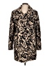 Ann Taylor Animal Print Gold Wool Coat Size L - photo 1