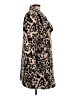 Ann Taylor Animal Print Gold Wool Coat Size L - photo 4