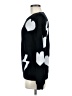 Unbranded 100% Acrylic Hearts Black Pullover Sweater Size M - photo 5