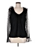 J.Crew 100% Polyamide Black Long Sleeve Blouse Size M - photo 1
