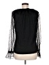 J.Crew 100% Polyamide Black Long Sleeve Blouse Size M - photo 2