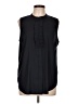 Ann Taylor 100% Polyester Black Sleeveless Blouse Size L - photo 1