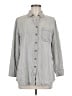 Chico's 100% Tencel Gray Long Sleeve Button-Down Shirt Size Med (1) - photo 1