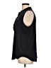 Ann Taylor 100% Polyester Black Sleeveless Blouse Size L - photo 5