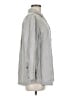 Chico's 100% Tencel Gray Long Sleeve Button-Down Shirt Size Med (1) - photo 4