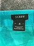 J.Crew 100% Wool Solid Teal Wool Skirt Size 4 - photo 4