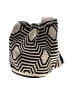 Unbranded Stripes Gray Bucket Bag One size - photo 3