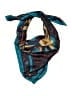 Assorted Brands 100% Polyester Paisley Teal Blue Scarf One size - photo 1