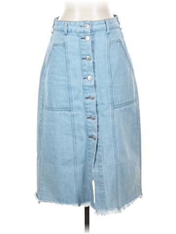 Stevie Hender Denim Skirt (view 1)