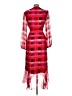 Milly Plaid Red Casual Dress Size 12 - photo 2