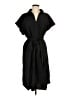 Max Studio Solid Black Casual Dress Size L - photo 1