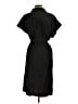 Max Studio Solid Black Casual Dress Size L - photo 2