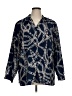 DonnKenny Classics Paisley Blue Long Sleeve Button-Down Shirt Size 1X - photo 1
