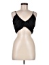 H&M 100% Polyester Black Sleeveless Top Size M - photo 1