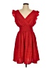 Unbranded 100% Polyester Red Cocktail Dress Size L - photo 1