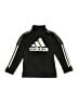 Adidas 100% Polyester Black Zip Up Hoodie Size 6 - photo 1