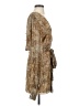 Alexis 100% Polyester Animal Print Tan Casual Dress Size XS - photo 4
