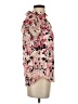 Anne Klein 100% Polyester Floral Pink Short Sleeve Blouse Size S - photo 4
