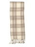 Unbranded Plaid Ivory Scarf One size - photo 2